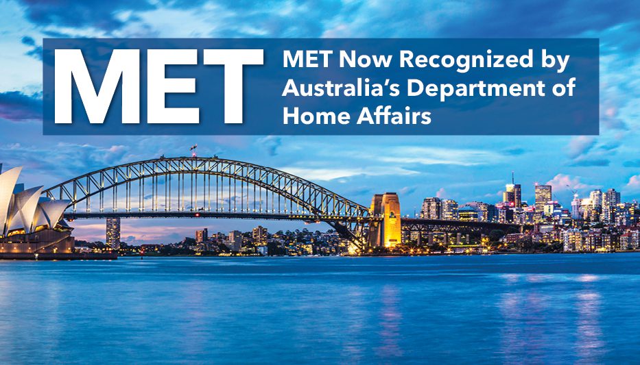 The Michigan English Test Earns Recognition from Australia’s Department of Home Affairs